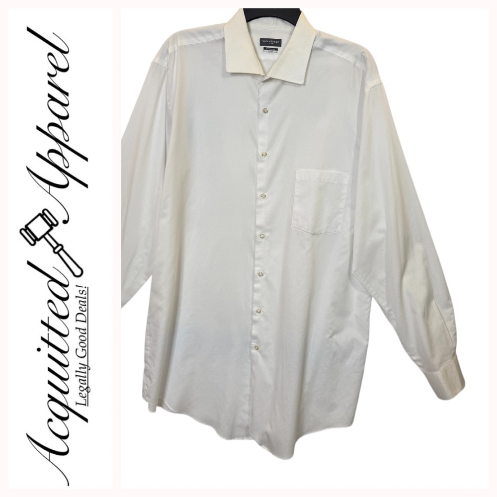 NWT Van Heusen Men's Flex Tall Fit Dress Shirt 16 1/2